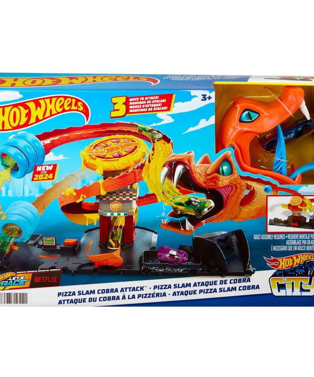„Hot Wheels City“ rinkinys „Odjazdowa pizza – kobros ataka“ HTN81