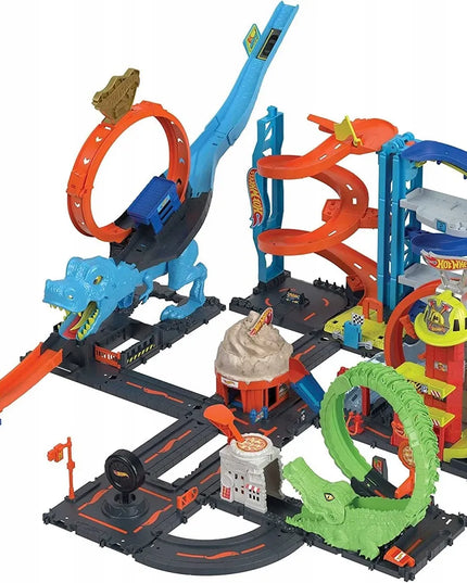 „Hot Wheels City“ lenktynių bokštas 2 viename su automobiliuku, HKX43