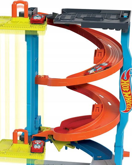 „Hot Wheels City“ lenktynių bokštas 2 viename su automobiliuku, HKX43