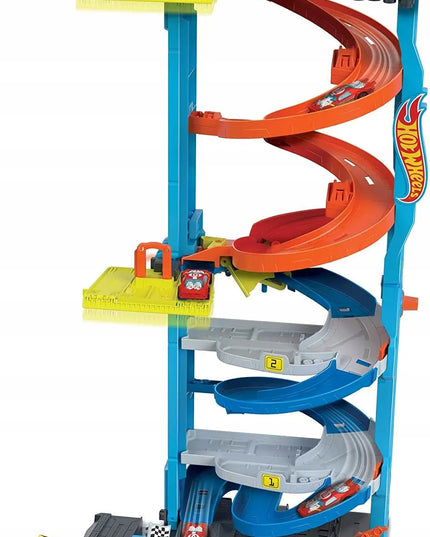 „Hot Wheels City“ lenktynių bokštas 2 viename su automobiliuku, HKX43