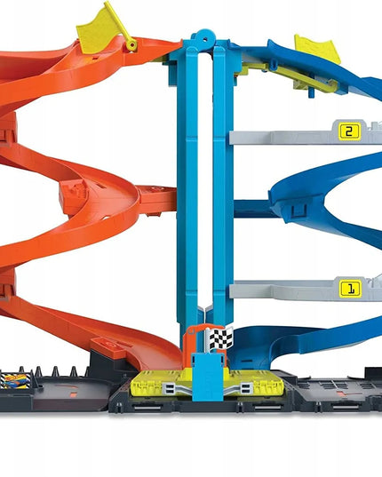 „Hot Wheels City“ lenktynių bokštas 2 viename su automobiliuku, HKX43