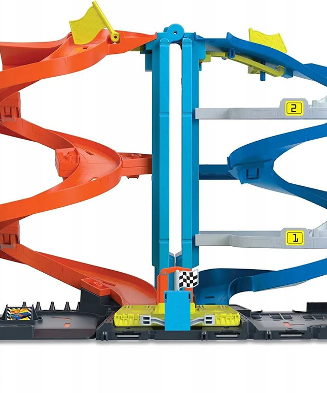 „Hot Wheels City“ lenktynių bokštas 2 viename su automobiliuku, HKX43