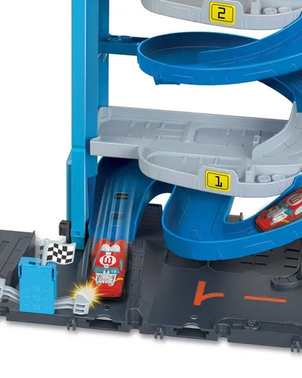„Hot Wheels City“ lenktynių bokštas 2 viename su automobiliuku, HKX43
