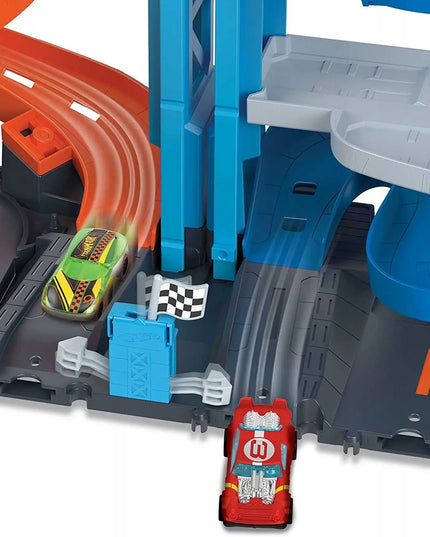 „Hot Wheels City“ lenktynių bokštas 2 viename su automobiliuku, HKX43
