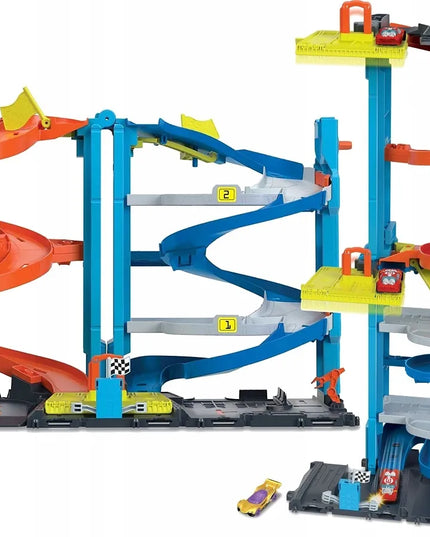 „Hot Wheels City“ lenktynių bokštas 2 viename su automobiliuku, HKX43