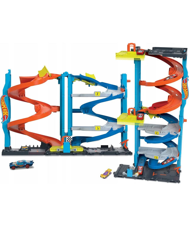 „Hot Wheels City“ lenktynių bokštas 2 viename su automobiliuku, HKX43