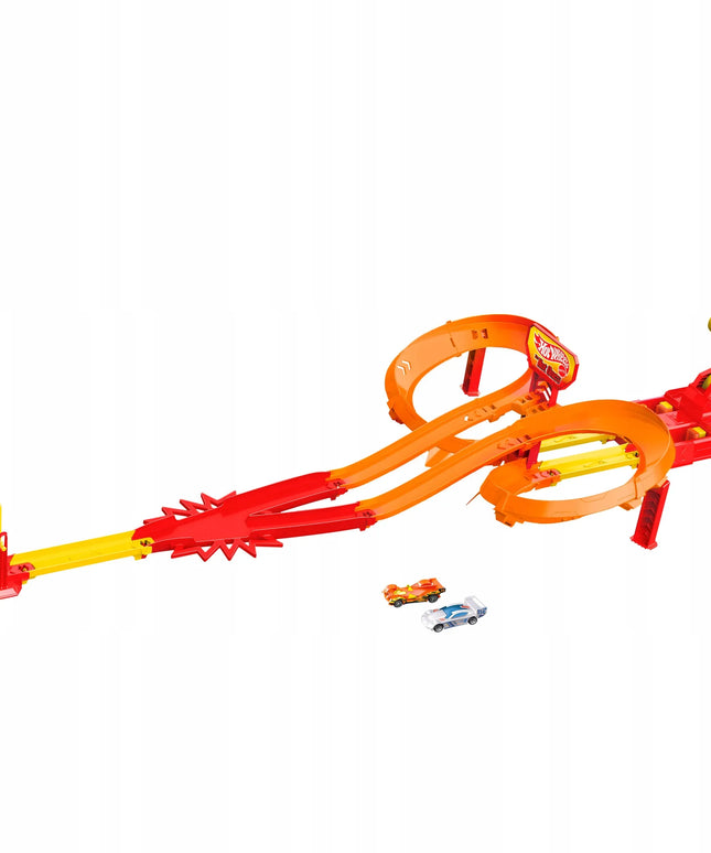 „Hot Wheels“ lenktynių trasa „Rajdowa kraksa“, žaislų rinkinys, 3+, JFD11