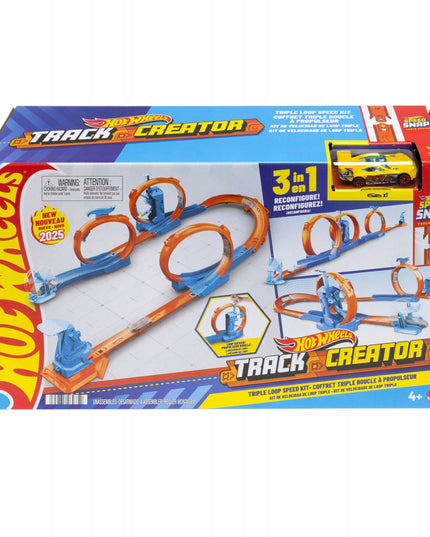 „Hot Wheels“ trasa su trimis kilpomis