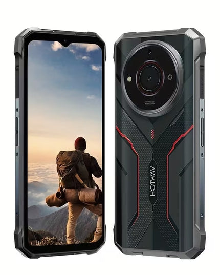 Hotwav T7S Patvarusis Telefonas 8GB + 128GB, Juodas