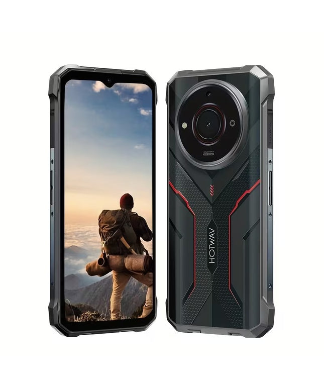 Hotwav T7S Patvarusis Telefonas 8GB + 128GB, Juodas