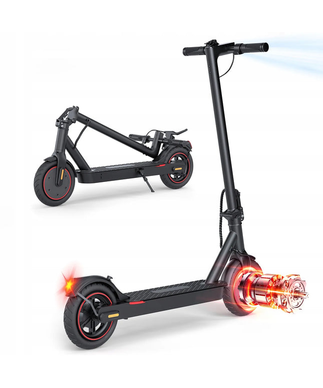 Elektrinis paspirtukas AgileRide Foldable Electric Scooter, 350W, 34km atstumas, 36V 7.8Ah baterija, suaugusiems iki 100kg - Galingas