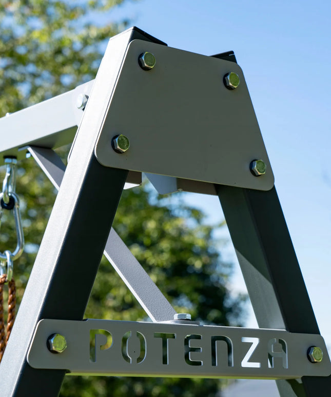 Cinkuota lauko sūpynės vaikams su lizdu ir sėdyne POTENZA