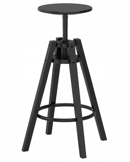 IKEA DALFRED baro kėdė, 63-74 cm, juoda