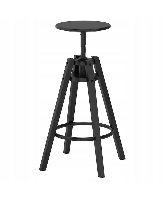IKEA DALFRED baro kėdė, 63-74 cm, juoda