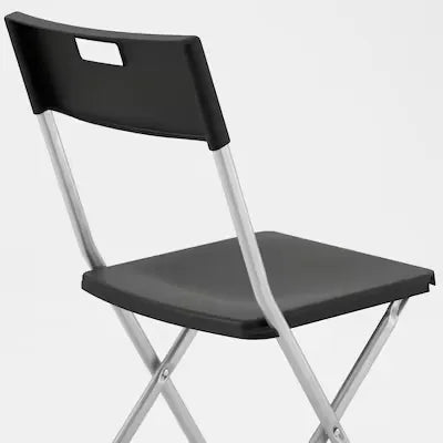 IKEA GUNDE sulankstoma kėdė, juoda