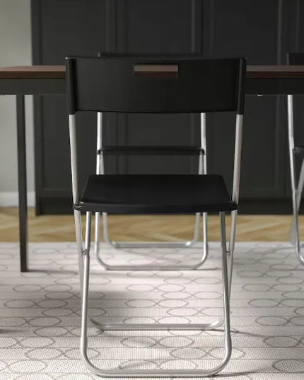 IKEA GUNDE sulankstoma kėdė, juoda