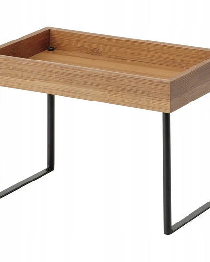 IKEA NALBLECKA virtuvės stalviršio organizatorius, metalas/bambukas, 23x13x15 cm