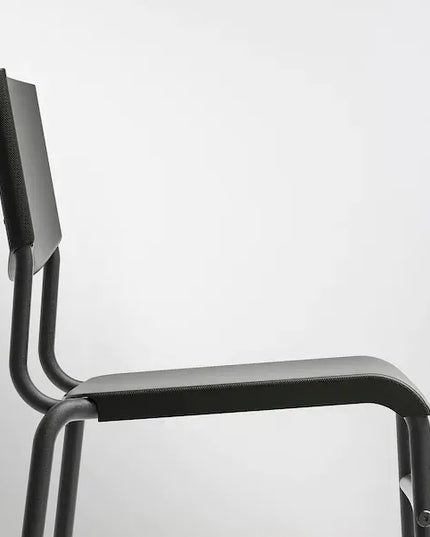 IKEA STIG Baro kėdė su atlošu, 63 cm, juoda