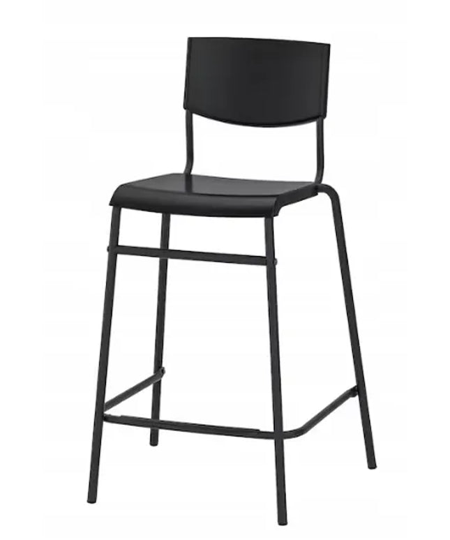 IKEA STIG baro kėdė 63 cm aukščio, balta
