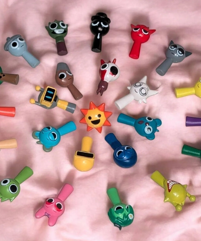 INCREDIBOX SPRUNKI 24 vnt. figūrėlių rinkinys vaikams, 5 cm