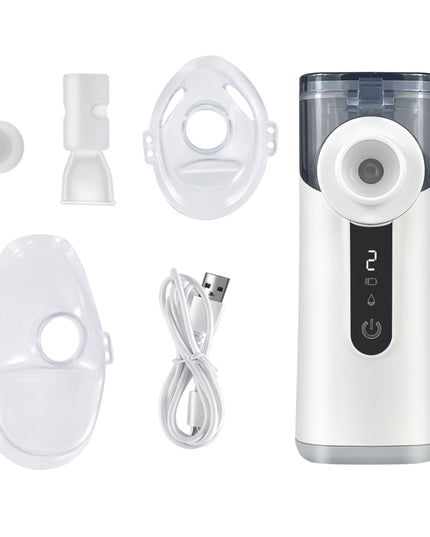 Nešiojamas belaidis tinklelinis inhaliatorius-nebulizatorius vaikams ir suaugusiems