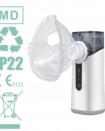 Nešiojamas belaidis tinklelinis inhaliatorius-nebulizatorius vaikams ir suaugusiems