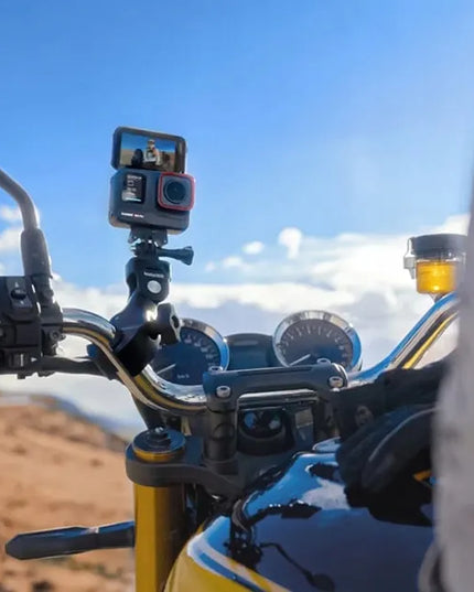 INSTA360 Heavy Duty Clamp motociklo vairo laikiklis