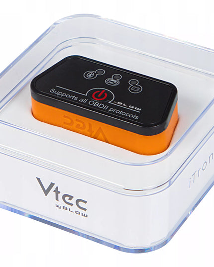 Diagnostinis OBD2 Bluetooth sąsajos testeris Android iOS Windows lenkų