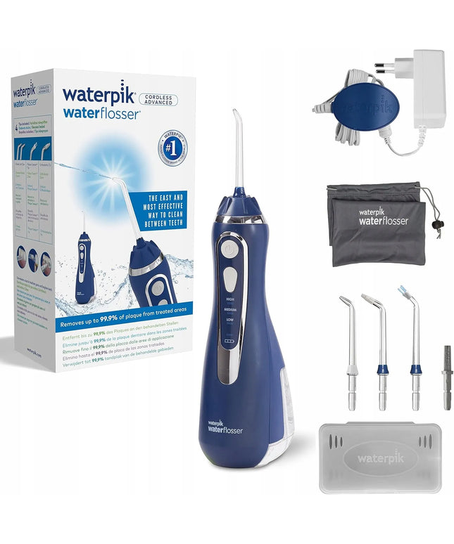 Belaidis burnos irigatorius WATERPIK WP-583EU, 210 ml, akumuliatorinis, su 4 antgaliais