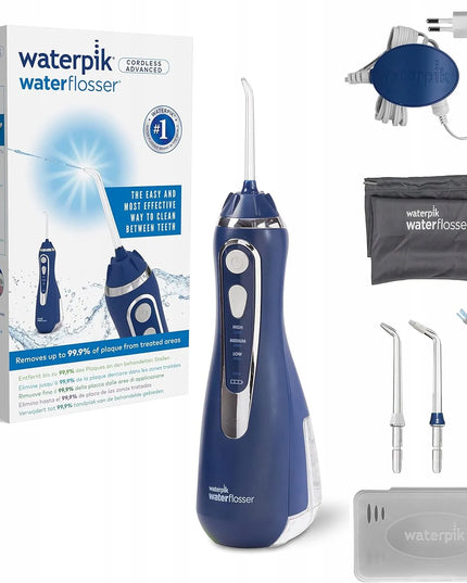 Belaidis burnos irigatorius WATERPIK WP-583EU, 210 ml, akumuliatorinis, su 4 antgaliais