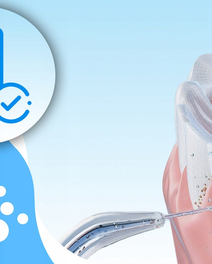 Belaidis dantų irigatorius, stomatologinis, 5 režimų, 8 antgalių, 300ml + dėklas