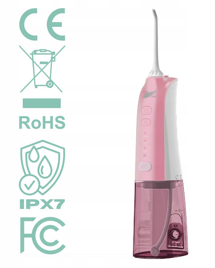 Belaidis pulsacinis dantų irigatorius, 4 režimai, 5 antgaliai