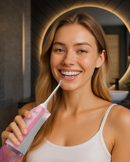 Belaidis pulsacinis dantų irigatorius, 4 režimai, 5 antgaliai