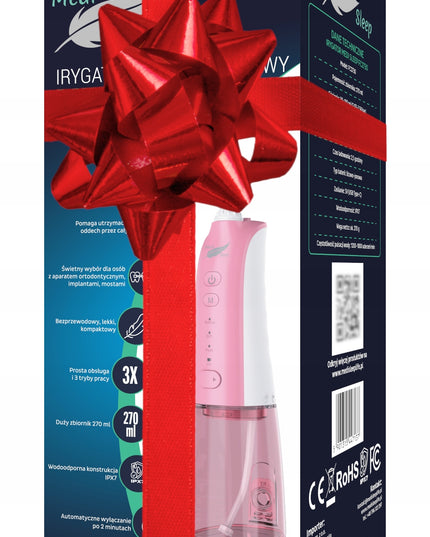 Belaidis pulsacinis dantų irigatorius, 4 režimai, 5 antgaliai