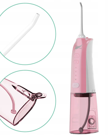 Belaidis pulsacinis dantų irigatorius, 4 režimai, 5 antgaliai