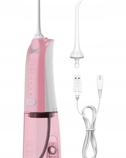 Belaidis pulsacinis dantų irigatorius, 4 režimai, 5 antgaliai