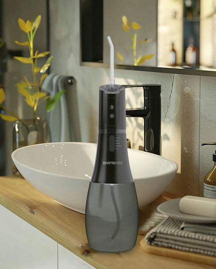 Belaidis dantų ir burnos irigatorius „SEVERNO Med ULTRACLEAN 4 BLACK“, 5 režimai, su dėklu