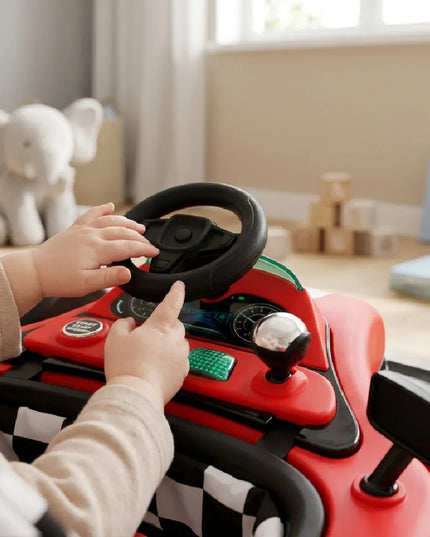 Interaktyvi vaikštynė-stūmdukas Sun Baby „Formulė-1“ 3 viename, raudona