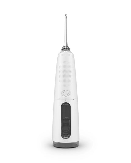 Belaidis burnos irigatorius „TrueLife AquaFloss Compact C300 White“ su keičiamų antgalių rinkiniu