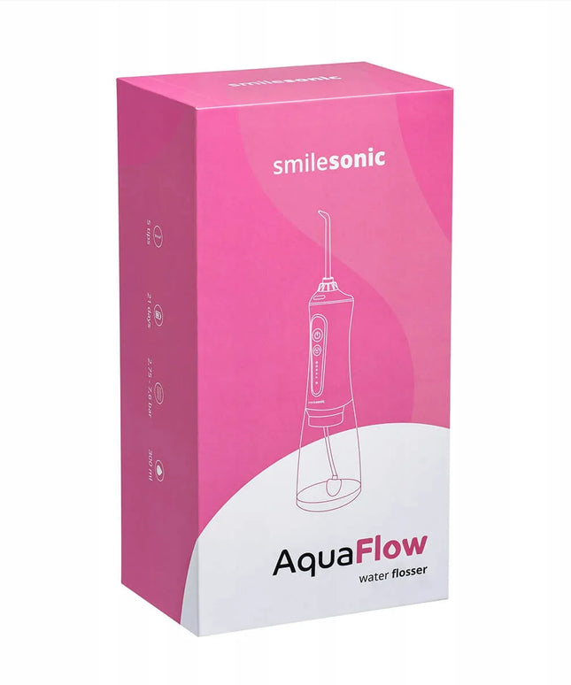 Belaidis burnos irigatorius „Smilesonic AquaFlow Pink“