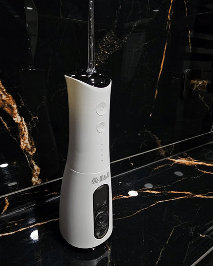 AI&JL belaidis burnos irigatorius, USB-C, IPX7, 5 antgaliai, 300 ml