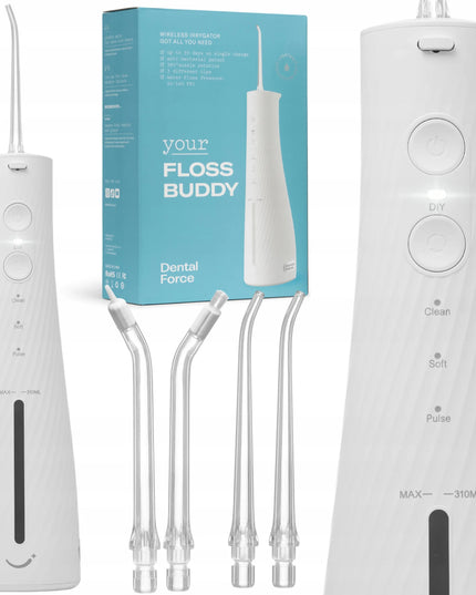 Belaidis „DentalForce“ burnos irigatorius „Floss Buddy“, 310 ml