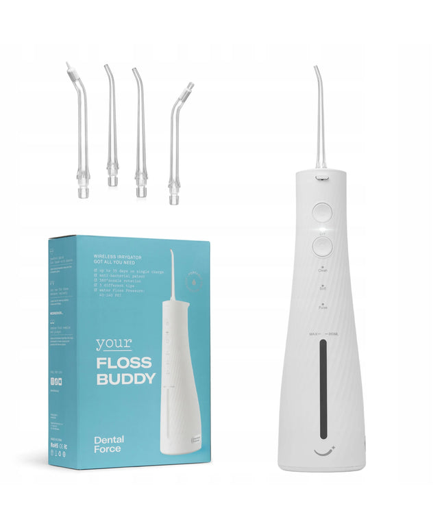 Belaidis „DentalForce“ burnos irigatorius „Floss Buddy“, 310 ml
