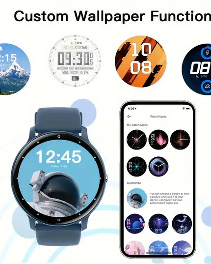 Išmanusis Laikrodis su Belaidžiu Skambinimu, Fitneso Stebėjimu ir AI Balso Valdymu