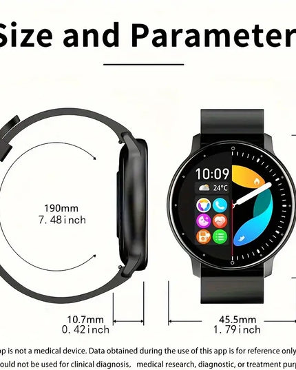 Išmanusis Laikrodis su Belaidžiu Skambinimu, Fitneso Stebėjimu ir AI Balso Valdymu