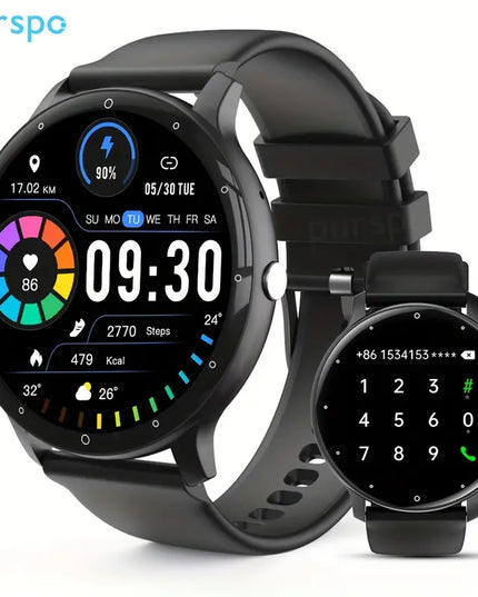 Išmanusis Laikrodis su Belaidžiu Skambinimu, Fitneso Stebėjimu ir AI Balso Valdymu