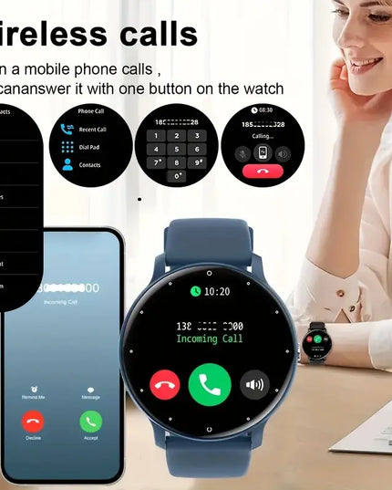 Išmanusis Laikrodis su Belaidžiu Skambinimu, Fitneso Stebėjimu ir AI Balso Valdymu