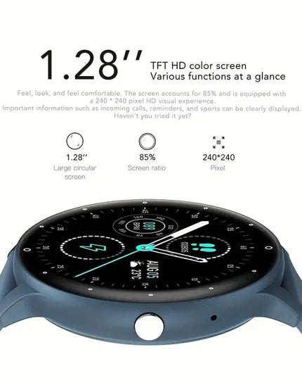 Išmanusis Laikrodis su Belaidžiu Skambinimu, Fitneso Stebėjimu ir AI Balso Valdymu