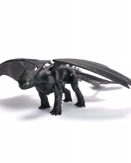 Interaktyvi „Kaip prisijaukinti slibiną“ figūrėlė: Bedantis (Toothless) su garsais