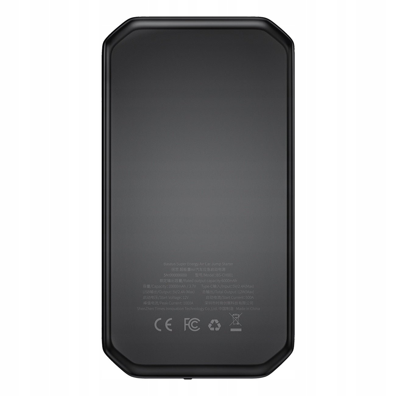 JUMP STARTER BOOSTER BASEUS 10000mAh 1000A Užvedimo įrenginys Powerbankas